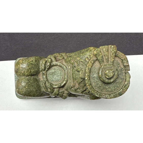 Vintage Chacmool Toltec Mayan Figurine Crushed Stone Resin Composite As Is Read - Picture 2 of 13